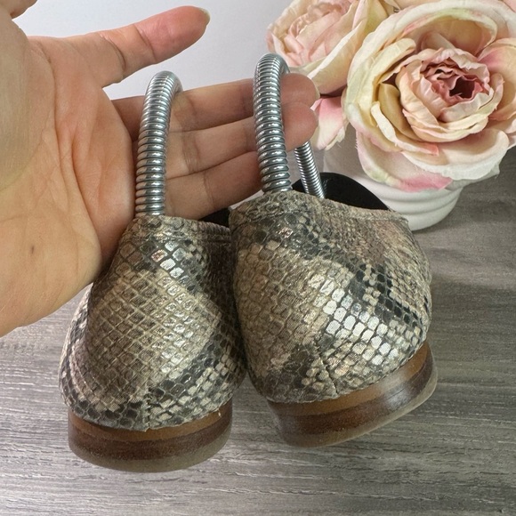 Sam Edelman LIOR Snakeskin Prinr Loafers Womens size 6.5 $120 - Picture 7 of 10